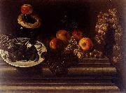 Juan Bautista de Espinosa Still Life Of Fruits And A Plate Of Olives oil on canvas
